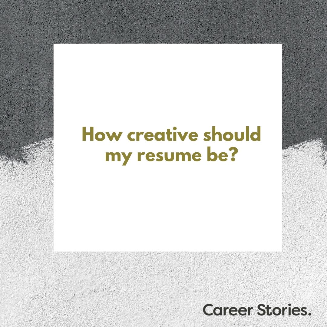 resume creative resume