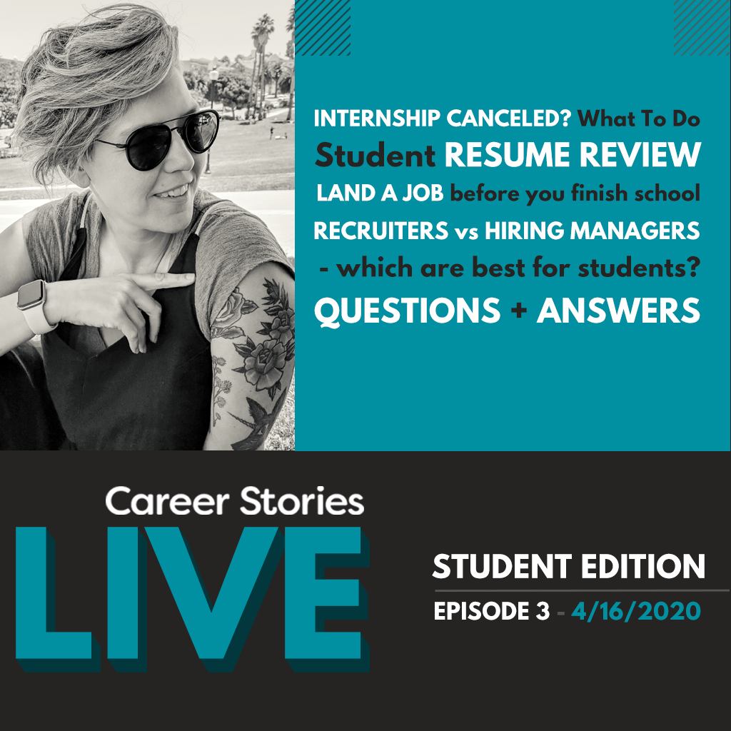 new grad covid 19 career stories live